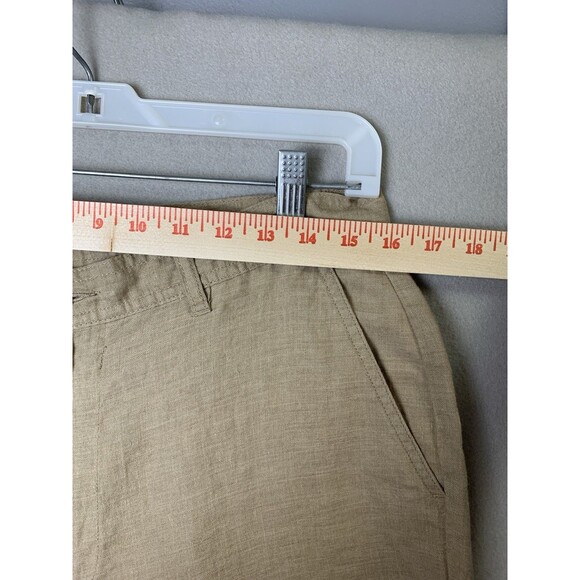 Orvis Pants Mens 34x29 Beige 100% Linen Baggy Straight Leg Lightweight Vacation - Picture 8 of 8